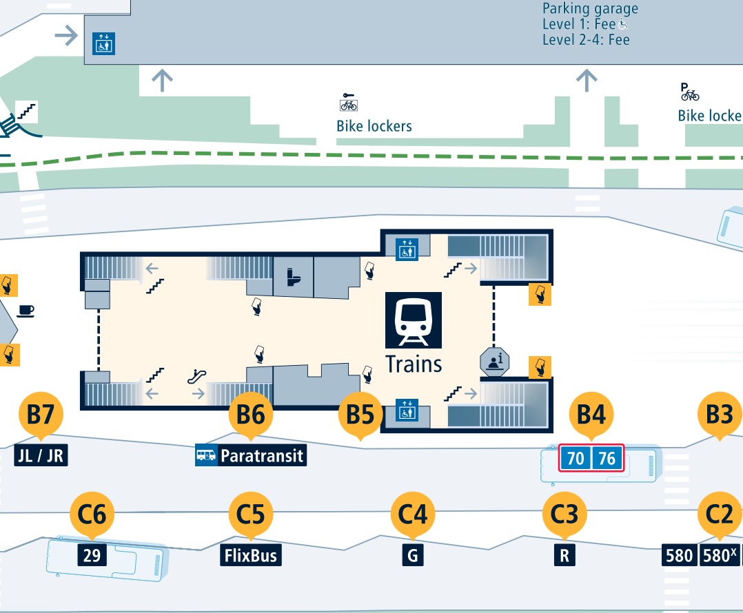 El Certrito del Norte Station Map