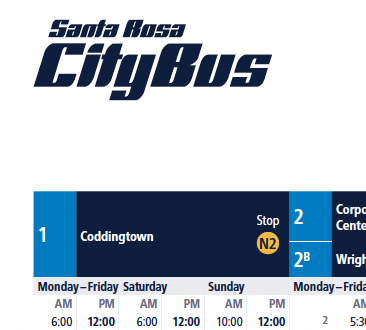Bus schedules