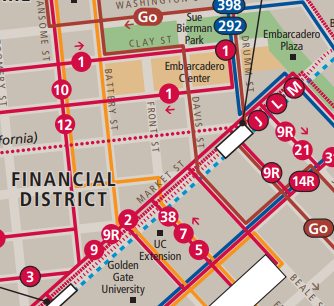 Salesforce area map