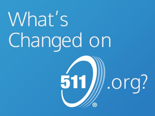 Whats changed on 511.org and logo