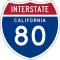 I-80 Interstate Sign 