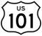 U.S. Highway 101 Road Sign