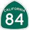 State Route 84 Road Sign 