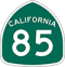 State Route 85 Road Sign 