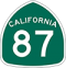 State Route 87 Road Sign 