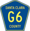 County Route 6 Road Sign 