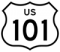 U.S. Highway 101 Road Sign 