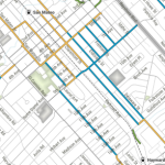 City of San Mateo bike lanes map preview