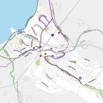 Hercules bike lanes map preview