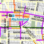 Richmond bike lanes map preview