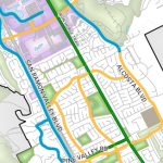 San Ramon bike lanes map preview