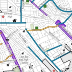 Unincorporated Alameda County bike lane map preview