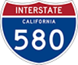  Interstate 580 Road Sign