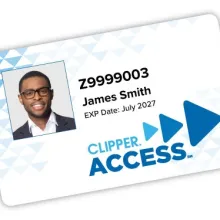 Clipper Access card graphic 