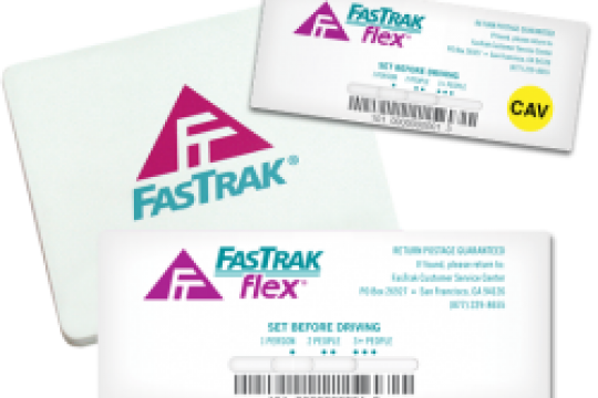 Standard Flex and CAV FasTrak Toll Tags