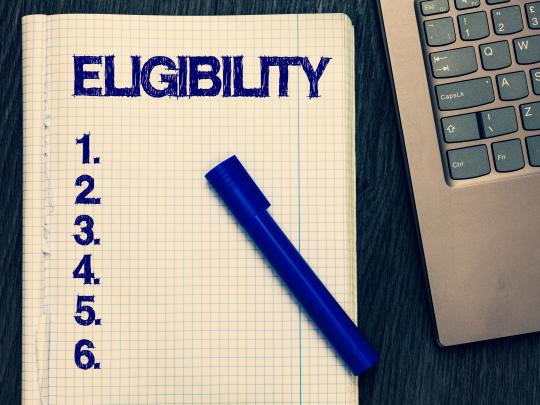 An eligibility checklist