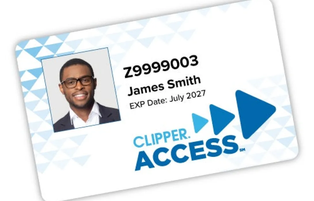 Clipper Access card graphic 
