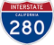 Interstate 280 Road Sign