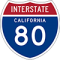 Interstate 80 Road Sign